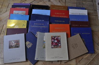 null 23 catalogues reliés de ventes aux enchères: Floralies Versailles 1964 à 19...