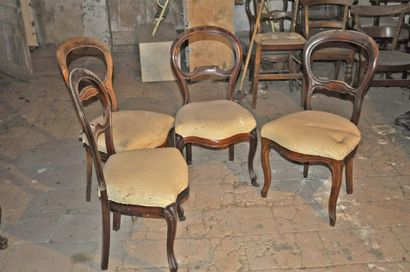 null 4 Louis Philippe chairs