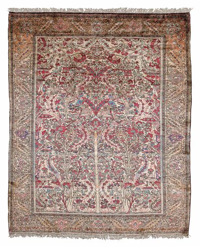 null KACHAN from the workshop of the silk weaver "MORTACHEM" (Persia), end of the...