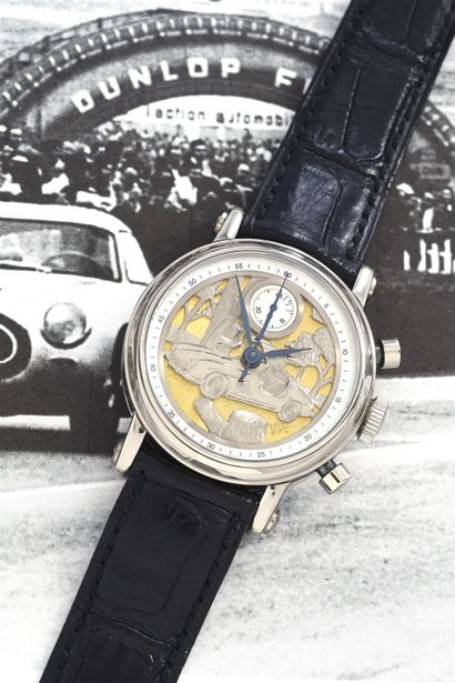 FRANCK MULLER Unique piece in white gold / Butterfly Mercedes 300 SL of 1955 ref....