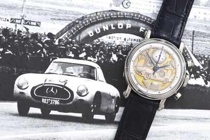 FRANCK MULLER Pièce unique en Or gris / Papillon Mercedes 300 SL de 1955 réf. 7000...