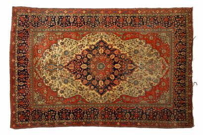 null Rare KACHAN carpet (Persia), late 19th century, woven in the workshops of the...