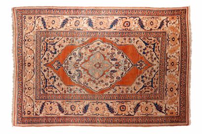 null TABRIZ carpet woven in the workshops of the master weaver DJAFFER (Persia),...