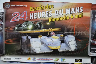 null Lot de 13 affiches diverses 24 H du Mans