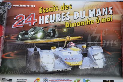 null Lot de 13 affiches: 24 Heures du Mans: 1 jeu complet de 1996 à 2003 + essais...