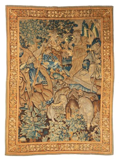 null 
Oudenaarde tapestry; Flanders. Early 17th century. Technical characteristics...
