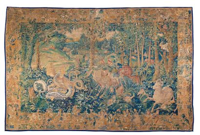 null 
AUDENARDE.Fantastic animals
Exceptional, very important, fine and rare tapestry...