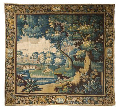 null 
"Greenery in the castle"
 Tapestry of Felletin. Late 16th - Early 18th century
In...