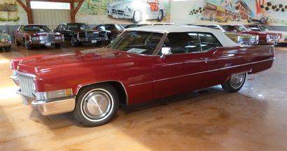 CADILLAC DEVILLE CABRIOLET - 1970 Like the previous model, this Deville convertible...