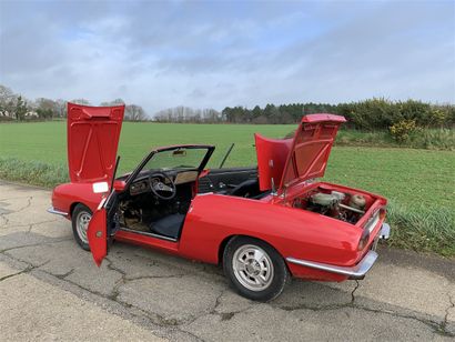 FIAT 850 Spider – 1966 Serial number : GS010029

Created by Bertone, it has the characteristics...
