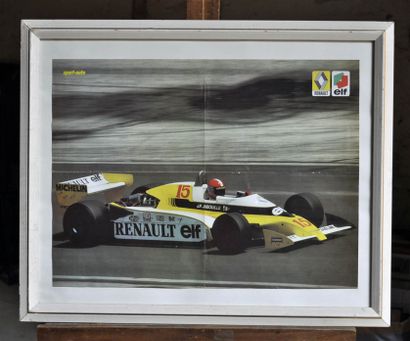 RS11 (79) Jabouille. Framed poster. 50x7...