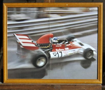 BRM Marlboro, Monaco 72, Beltoise. Framed...