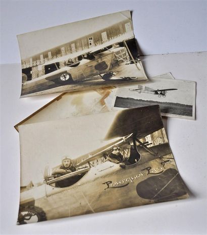 Lot of 3 aviation photos: The why not crash,...