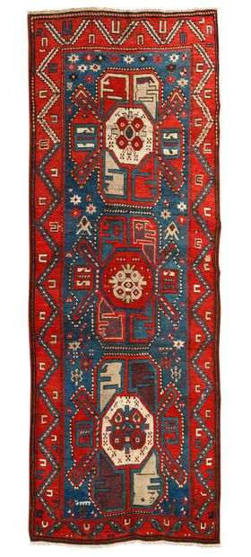 Rare and curious carpet KAZAK SALIANI (Caucasus),...