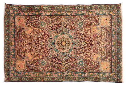 Carpet KIRMAN RAVER (Persia), end of the...