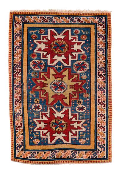 null Beautiful carpet LESGHI (Caucasus), late 19th century

Dimensions : 132 x 90cm.

Technical...
