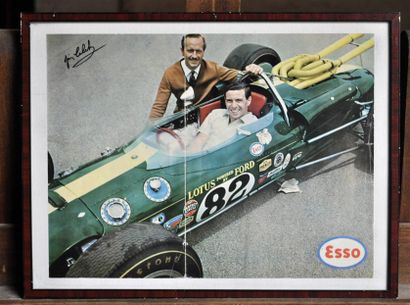 Lotus 38 N° 82, Indy 500, J. Clark. Poster...