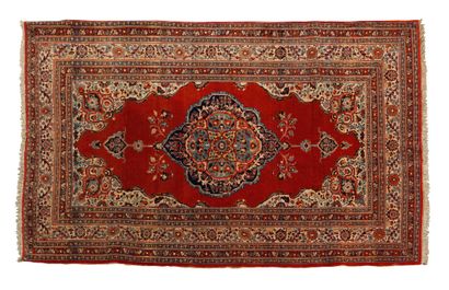 null Rare carpet TABRIZ woven in the workshops of Master DJAFFER (Persia), around...