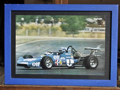 null Martini F. Renault, D. Pironi. Framed poster. 30x40cm