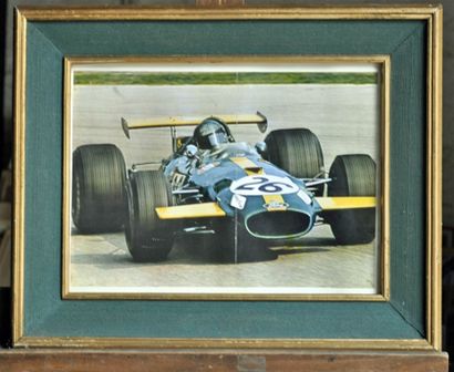 Brabham 69 N° 26, J. Ickx. Framed poster....