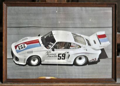 Porsche 935 Brumos N° 59. Daytona. Framed...