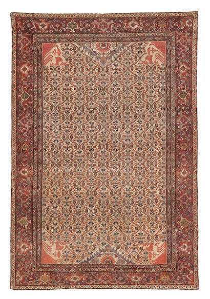  Original tapis FÉRAHAN tissé dans le célèbre atelier du Maître tisserand MUSTAHAFI...