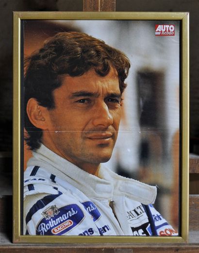 Ayrton Senna, Williams 1994. Framed poster....