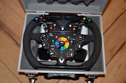 null Replica Formula 1 Renault steering wheel 1994. In its carrying case