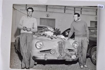 Luigi Taramazzo and Gerini on Alfa Romeo...