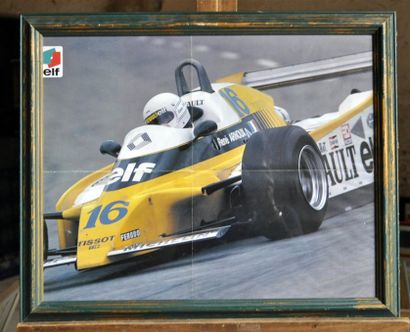 Renault N° 16, R, Arnoux. Framed poster....