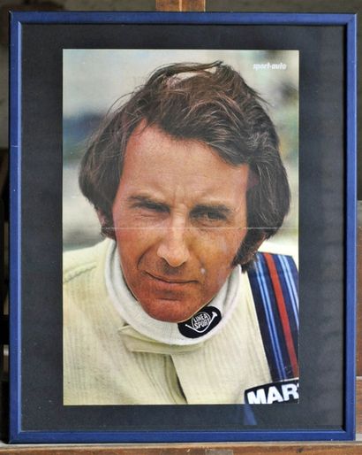 John Watson, Martini Brabham. Framed poster....