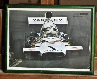 McLaren M19, Yardley, B. Redman. Poster encadré....