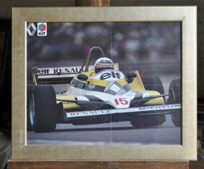 Renault RE20 N° 15, Prost. Framed poster....