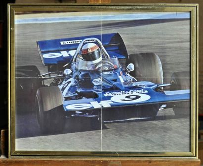 Tyrrell 002 No. 9, Stewart. Framed poster....