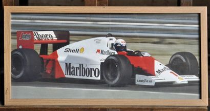 McLaren MP4-2 N° 1, Prost. Poster encadré....