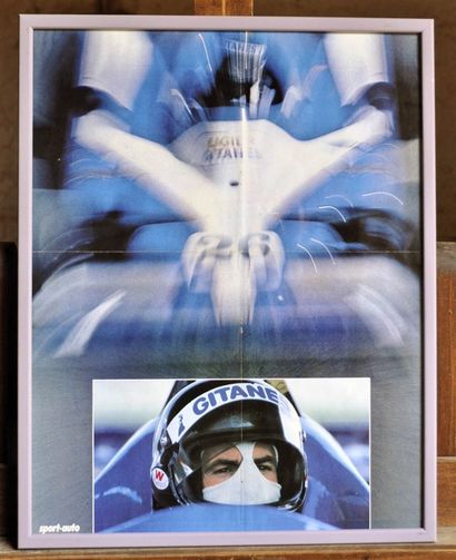 Ligier Gitanes. Framed poster
