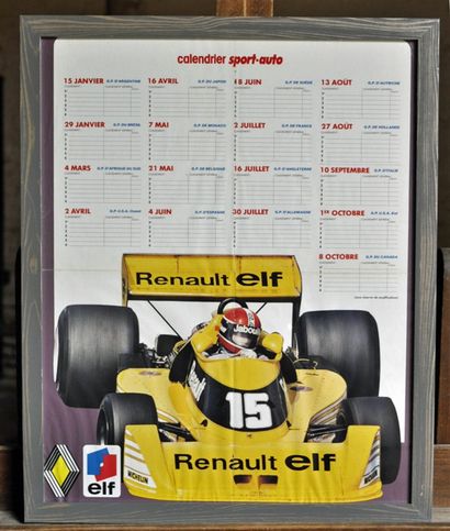 RS1 Turbo, S.A. Calendar framed. 50x70cm