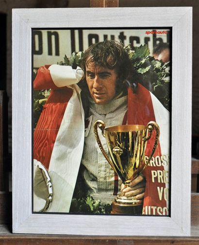 J. Stewart, Nürburgring 1973. Framed poster....