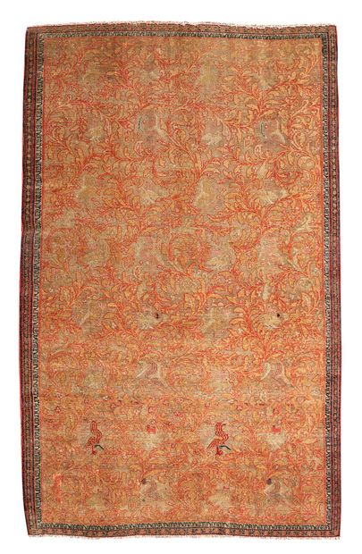 null Rare et original tapis SENNEH sur chaine en soie (Perse), fin du 19e siècle

Dimensions...