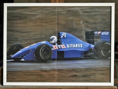 Ligier JS, Loto Gitanes, Arnoux. Poster encadré....