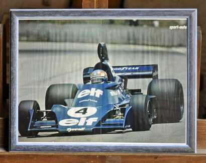 Tyrrell 009 Candy N° 4, Jarier. Framed poster....