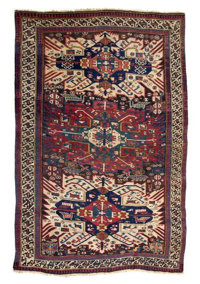 DJIWA carpet (Caucasus) end of the 19th century...