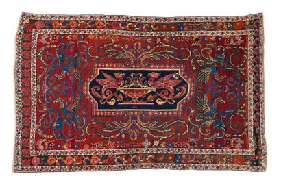 Très original tapis SEÏKHOUR (Caucase), fin...