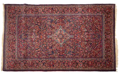  Pair of KACHAN rugs (Iran), 2nd third of the 20th century 
Dimensions : 208 x 142cm...