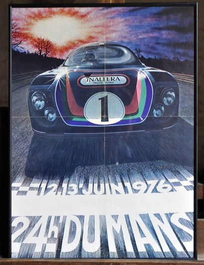 null Affiche Le Mans 1976, Inaltera. 40x50cm
