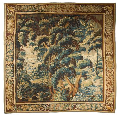 null Tapestry panel from the workshops of Felletin (Creuse region, near Aubusson,...