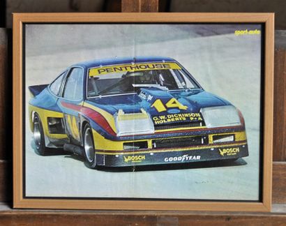 Chevrolet Monza N° 14, A. Holberts. Framed...