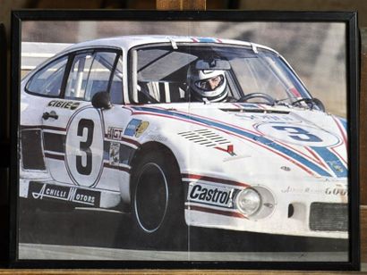 null Porsche 935 N° 3, Achilli Motors. Framed poster 30x40cm