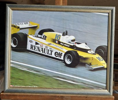 Renault RS 20 N° 16, Arnoux. Poster encadré....