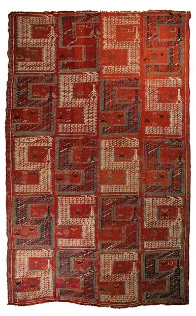 Very old carpet ZILLÉ (Caucasus) end of 18th,...
